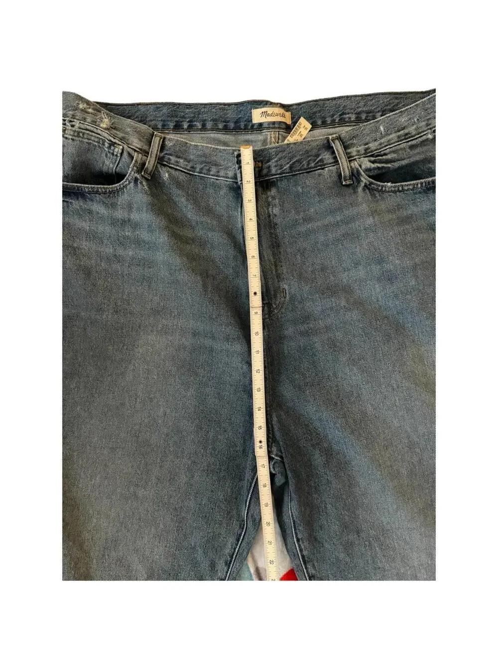 Madewell The Mom Straight Jeans NWT Size 37‎